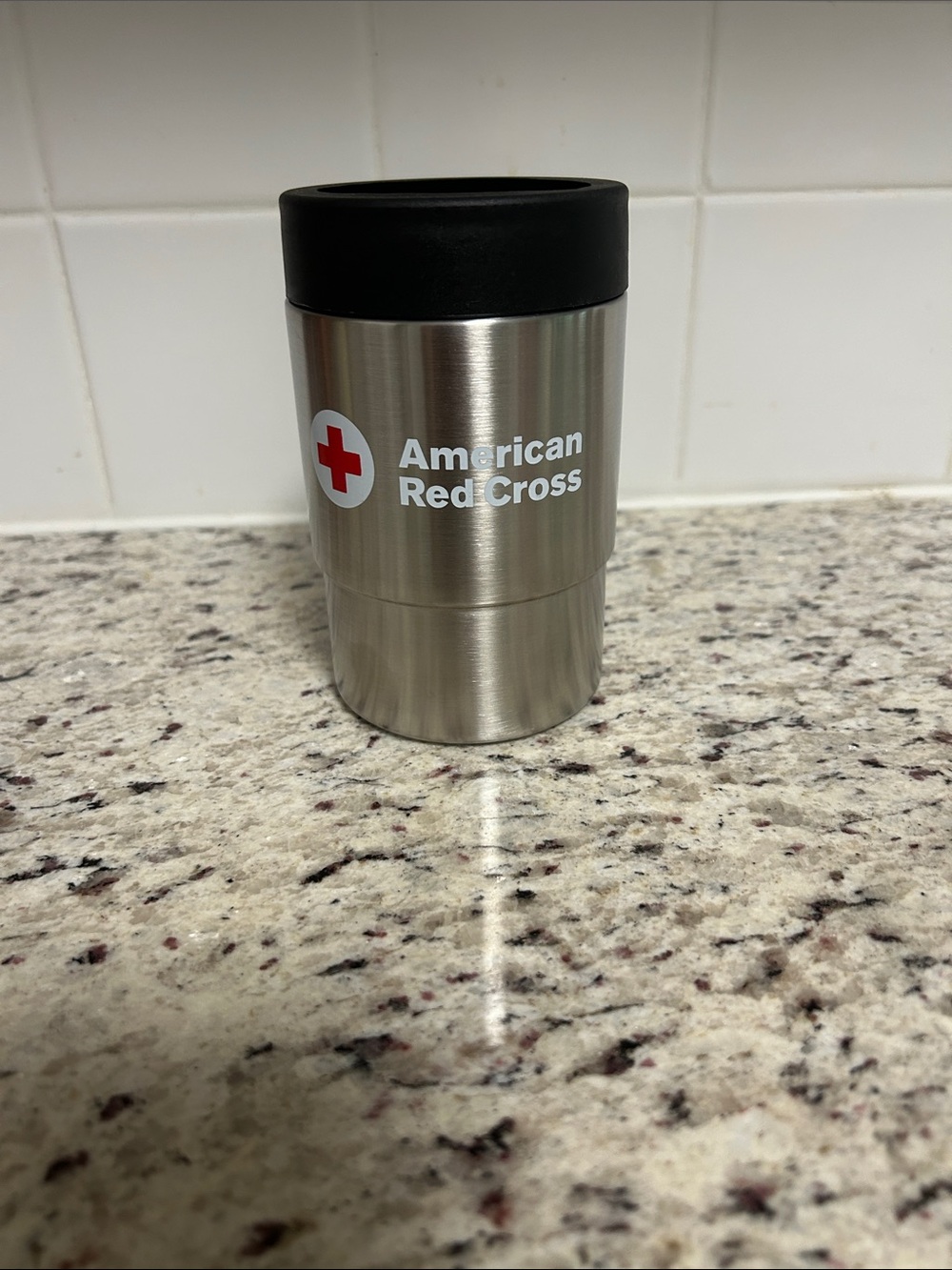 American Red Cross Insulated Tumbler Can Cooler